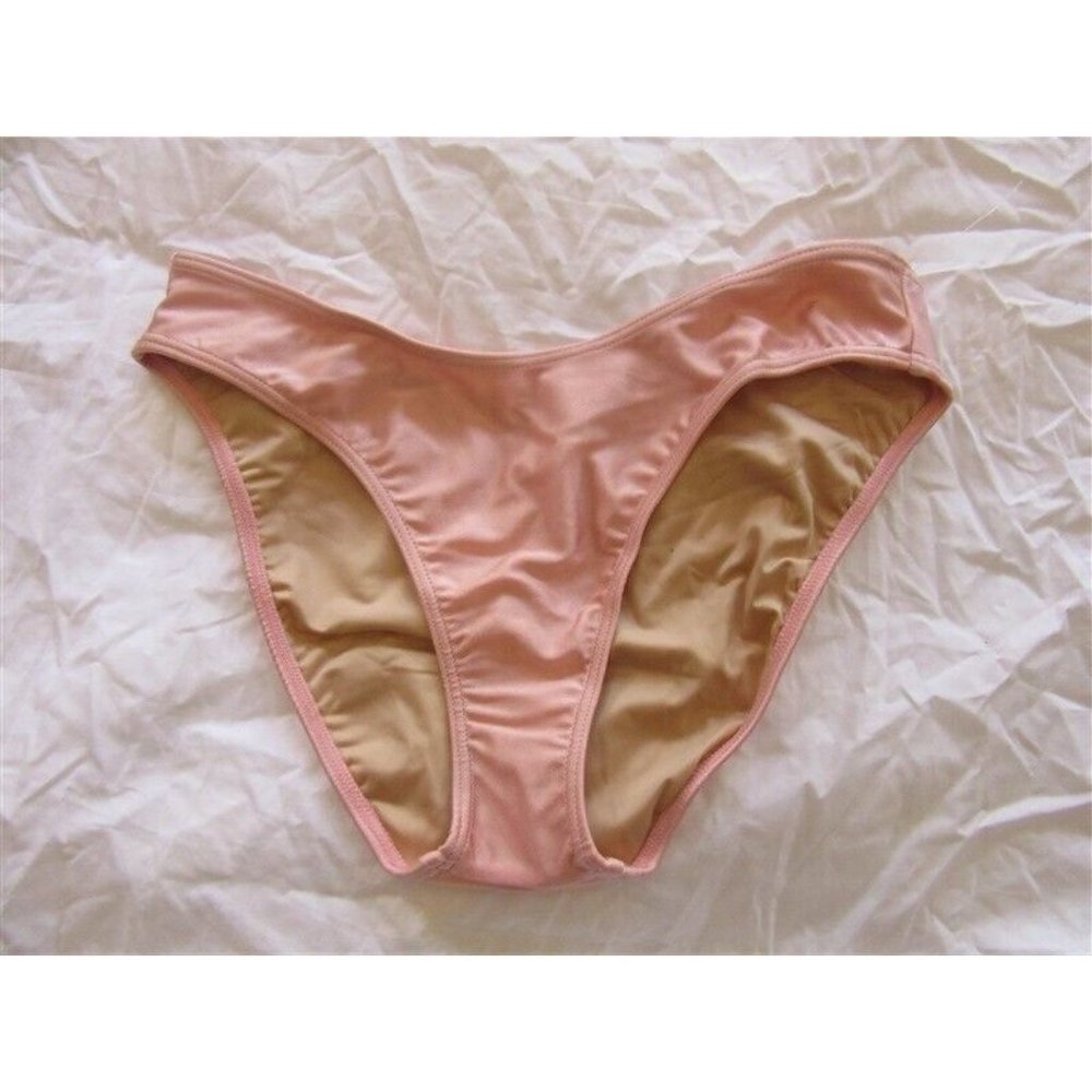 Nwot American Apparel Apricot M Pink Scoop Cheeky Bikini Swim Bottom #106344
